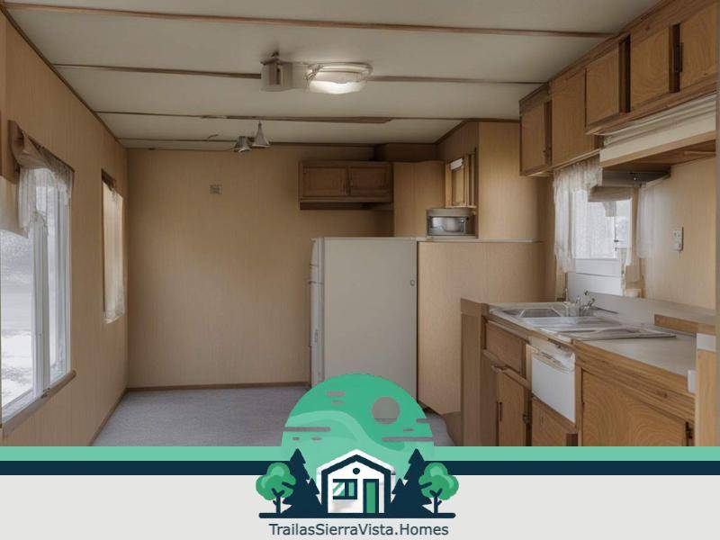 Dormitorio infantil dentro de una traila diseñado para ofrecer comodidad y espacio para los más pequeños en un hogar asequible