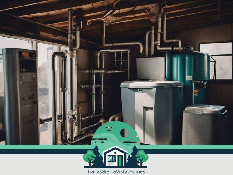 Instalación de un tanque séptico en una traila móvil esencial para el funcionamiento adecuado de su vivienda temporal