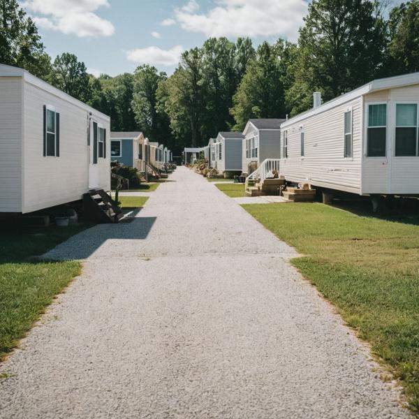Imagen de una traila de renta en Arkansas, ideal para quienes buscan alojamiento económico y móvil