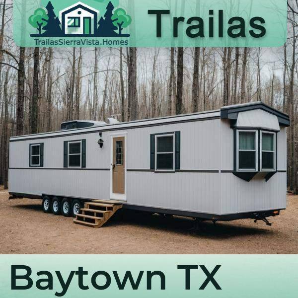 Fotografía de una traila en renta, ideal para vivienda económica en Baytown, TX