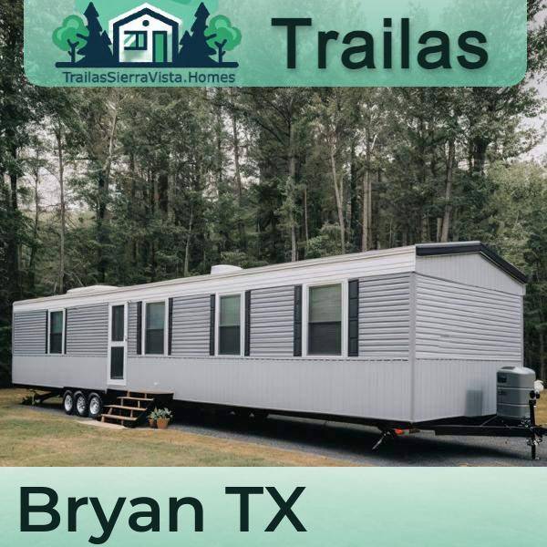 Imagen de una traila de renta en Bryan, TX, ideal para quienes buscan vivienda asequible