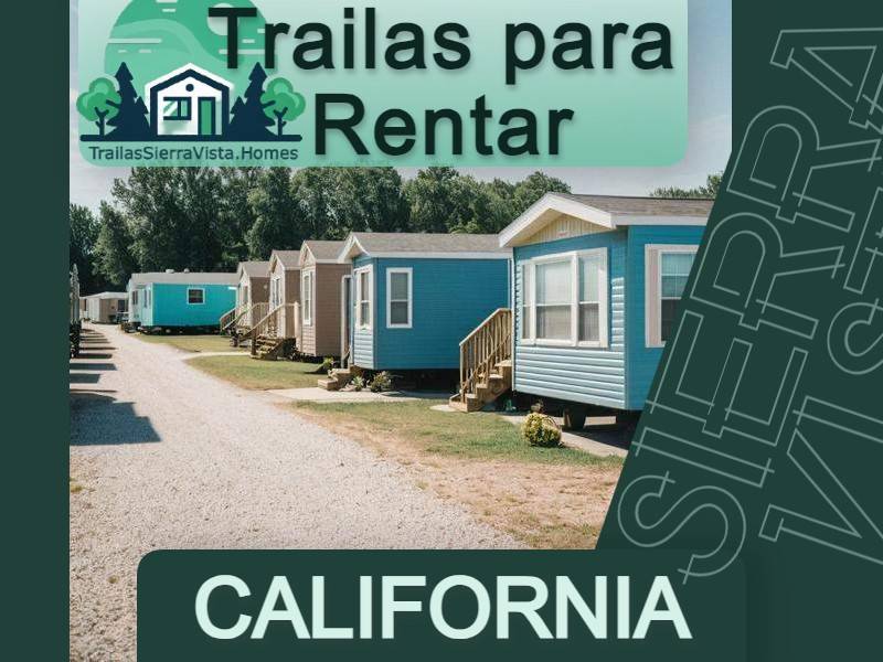 Fotografía de una traila en renta, ideal para vivienda económica en California