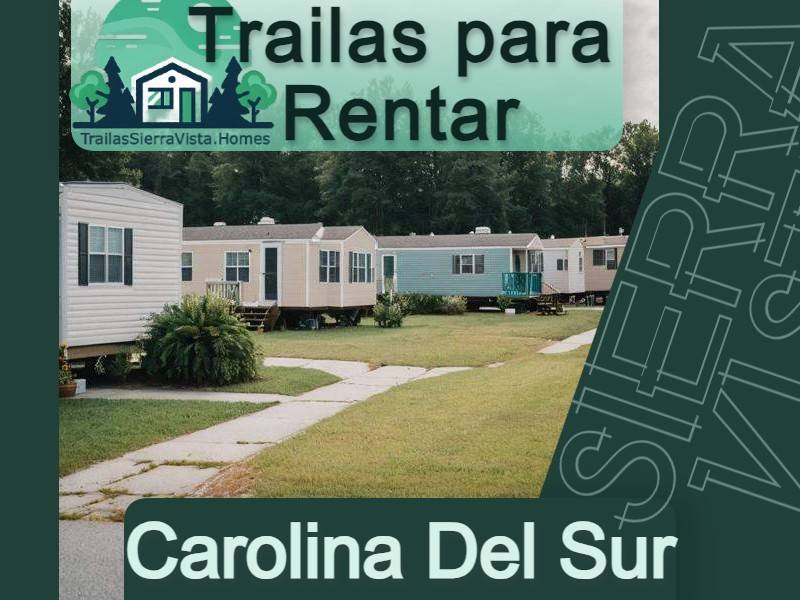 Imagen de una traila en renta en Carolina del Sur, ideal para quienes buscan opciones de vivienda asequibles
