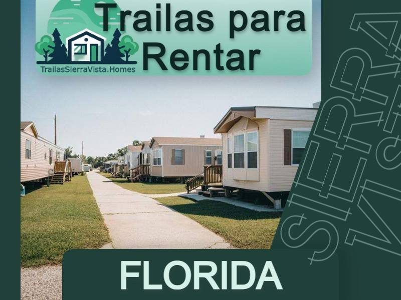 Fotografía de una traila de renta en Florida, ideal para quienes buscan vivienda económica y móvil