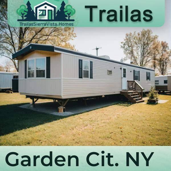 Traila de renta en Garden City, NY, ideal para quienes buscan vivienda asequible y fácil de transportar