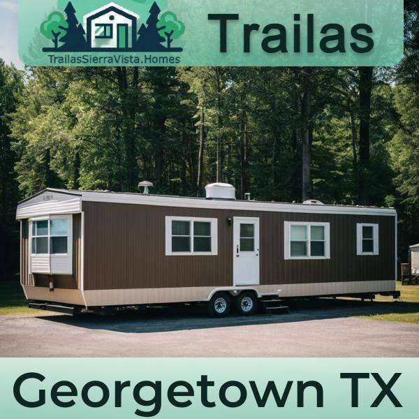 Imagen de una traila de renta en Georgetown, TX, ideal para quienes buscan opciones de vivienda asequible