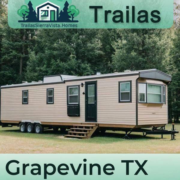 Imagen de una traila en renta, ubicada en Grapevine, TX, ideal para quienes buscan opciones de vivienda asequibles