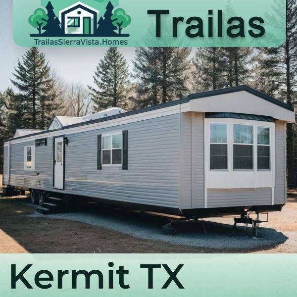 Fotografía de una traila de renta, ideal para vivienda asequible en Kermit, TX