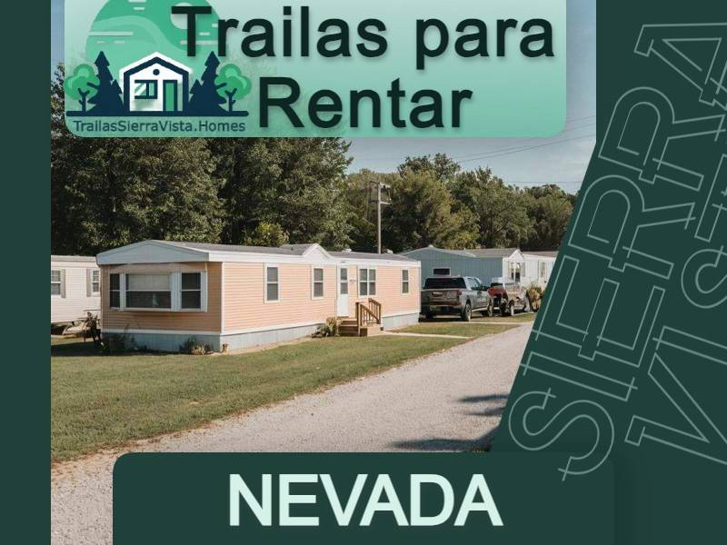 Imagen de una traila de renta en Nevada, ideal para quienes buscan alojamiento asequible y fácil de transportar