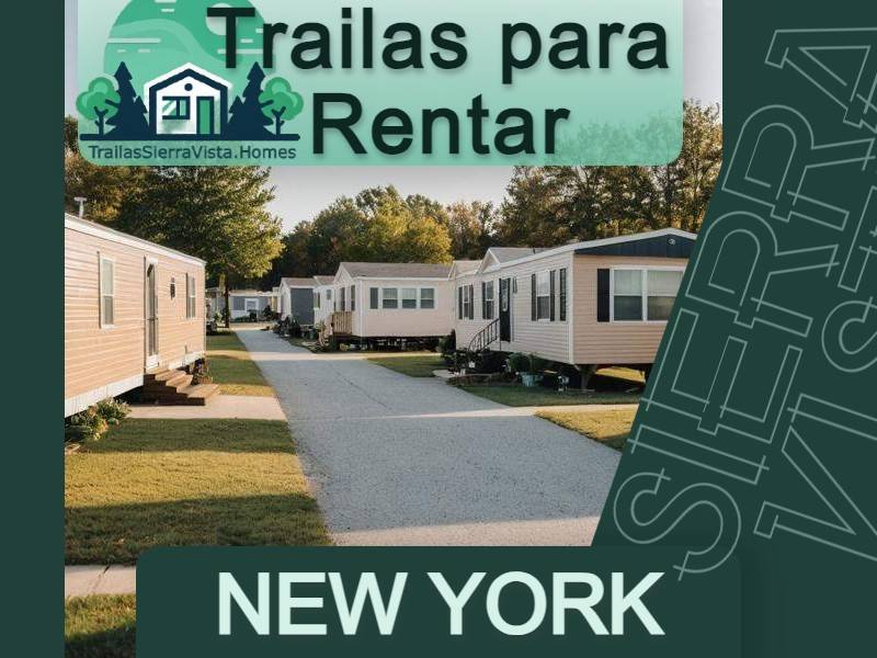 Traila de renta en Nueva York, ideal para quienes buscan vivienda asequible y fácil de trasladar