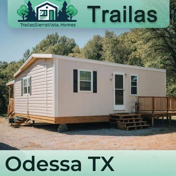 Traila de renta en Odessa, TX, ideal para quienes buscan una vivienda económica y transportable