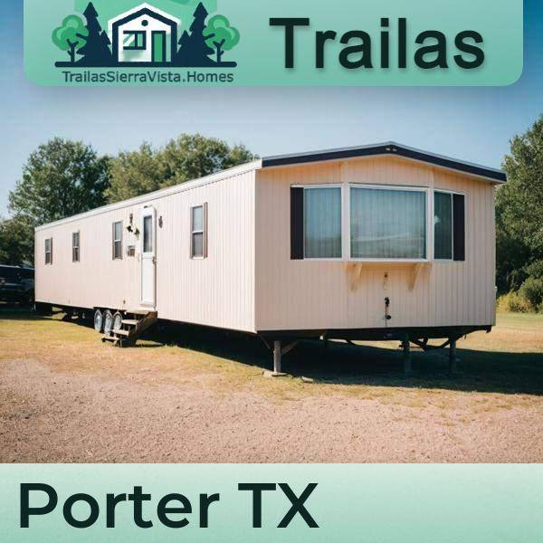 Fotografía de una traila en renta, ideal para vivienda asequible en Porter, TX