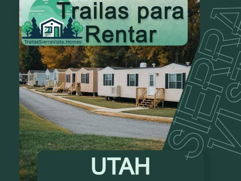 Fotografía de una traila de renta en Utah, ideal para quienes buscan vivienda económica y transportable