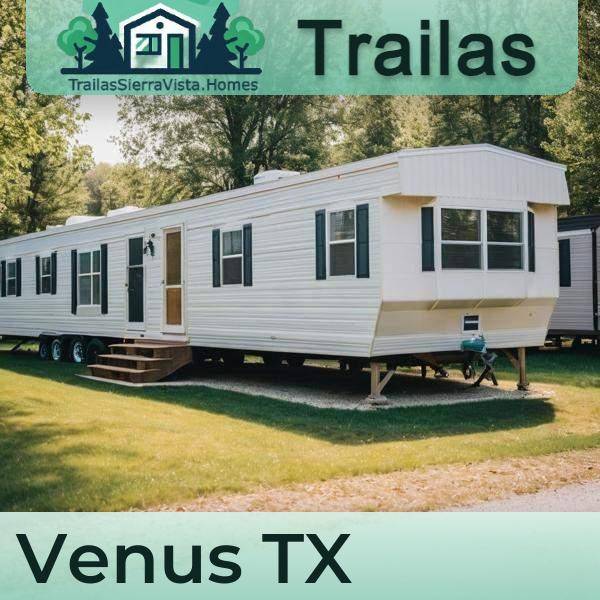 Fotografía de una traila de renta, ideal para vivienda económica en Venus, TX