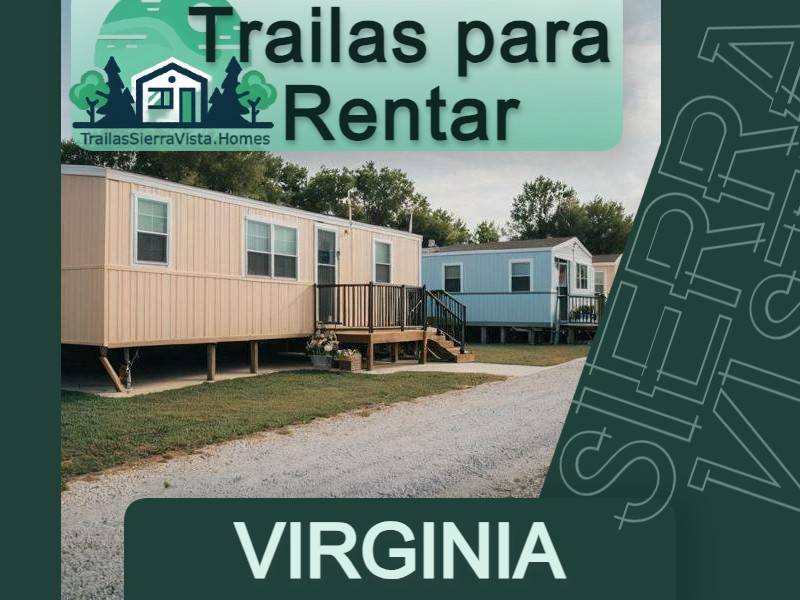 Fotografía de una traila en renta, ideal para quienes buscan vivienda asequible en Virginia