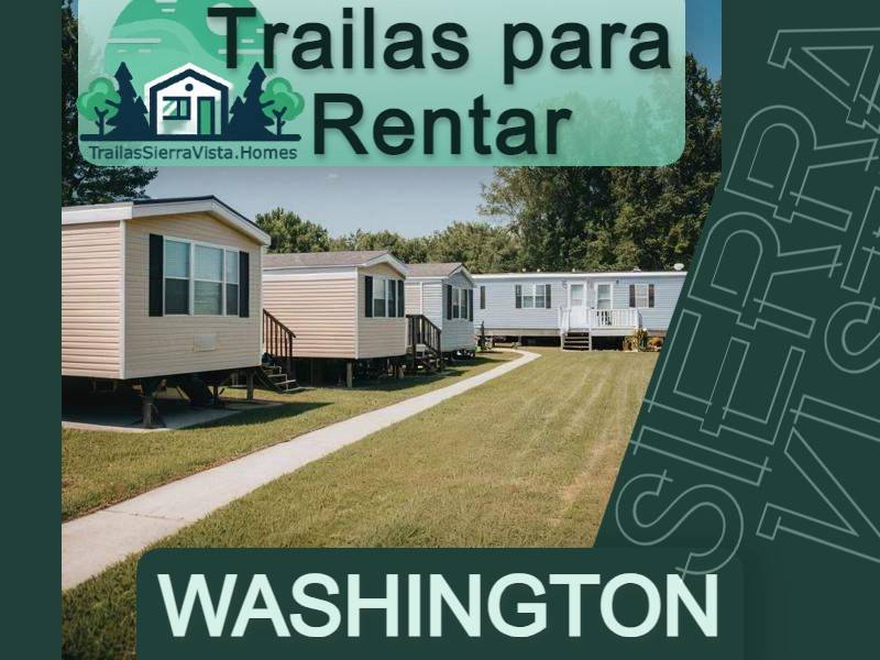 Fotografía de una traila de renta en Washington, ideal para quienes buscan vivienda asequible