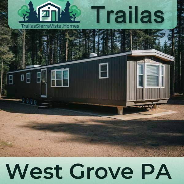 Imagen de una traila de renta en West Grove, PA, ideal para quienes buscan vivienda económica