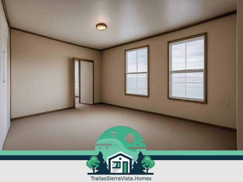 Interior de una traila equipada con pesticidas ideal para quienes buscan una opción económica y práctica en su hogar móvil en USA