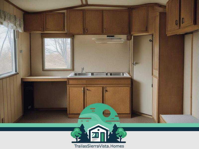 Aislamiento deteriorado de una traila mostrando las condiciones de vivienda que pueden encontrarse en algunas opciones de renta económica