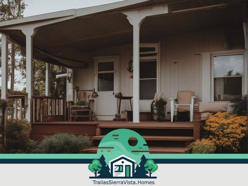 Trabajador realizando la reparación de techos filtrantes en una traila para garantizar un ambiente seguro y cómodo para sus inquilinos