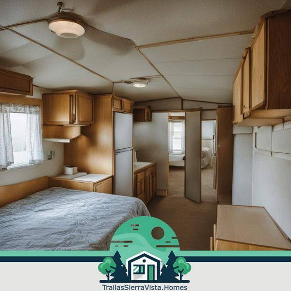 Comedor iluminado en una traila con vistas despejadas y cómodas ideal para disfrutar de momentos en familia y ahorrar en renta