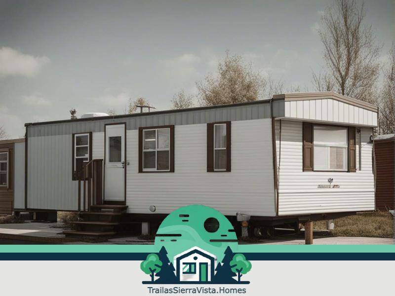 Fachadas de trailas en renta mostrando diversas opciones de casas prefabricadas ideales para la comunidad hispana que busca vivienda asequible en Estados Unidos