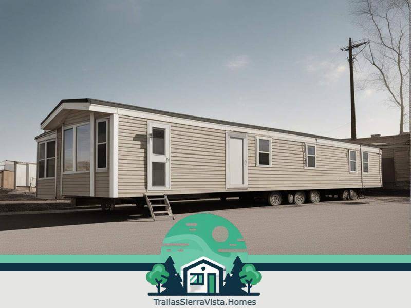 Traila con un encantador jardín delantero perfecta para disfrutar del aire libre en tu nueva renta económica