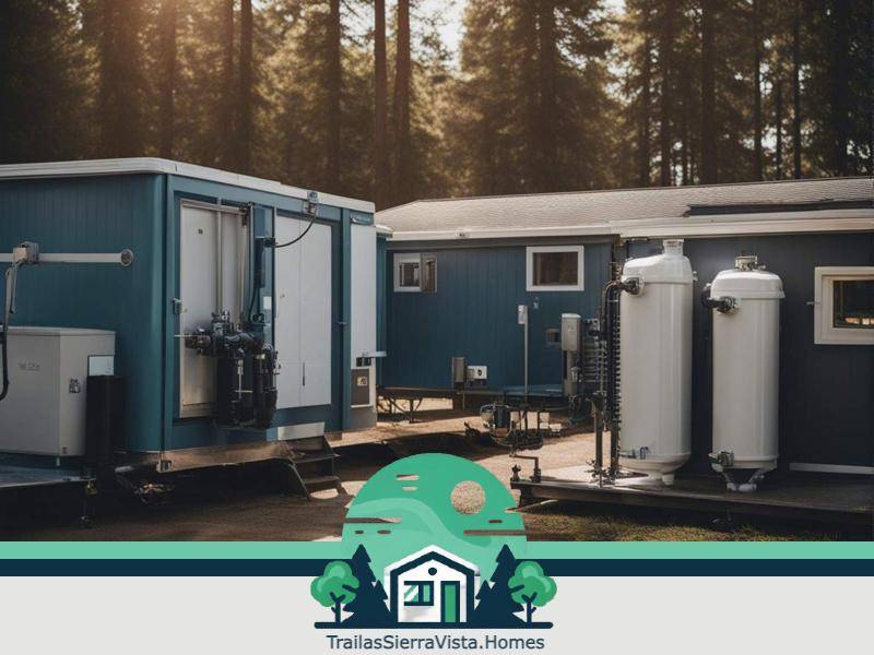 Instalación de tanque séptico en una traila para mejorar las condiciones de vivienda en comunidades hispanas