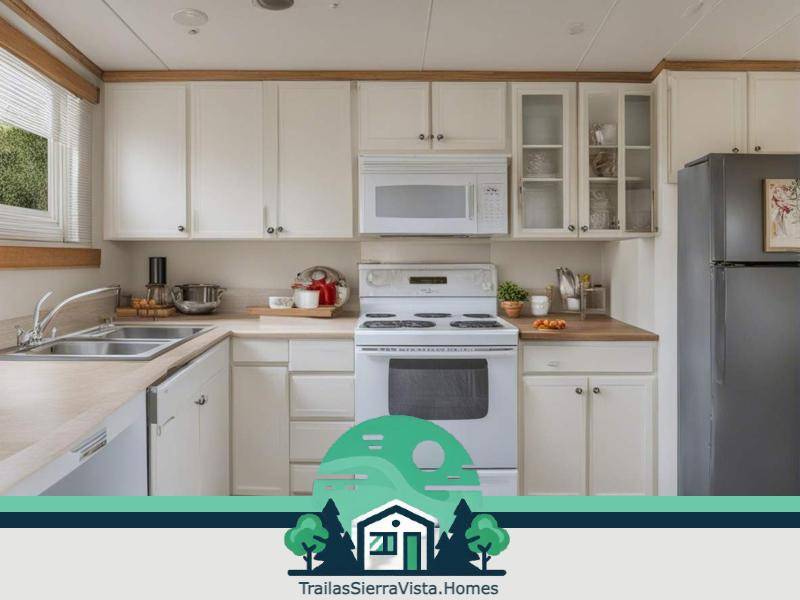 Cocina de traila luminosa y funcional con vista al acogedor comedor ideal para disfrutar en familia