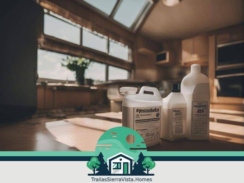 Traila en renta tratada con pesticidas para garantizar un ambiente seguro y saludable para los residentes