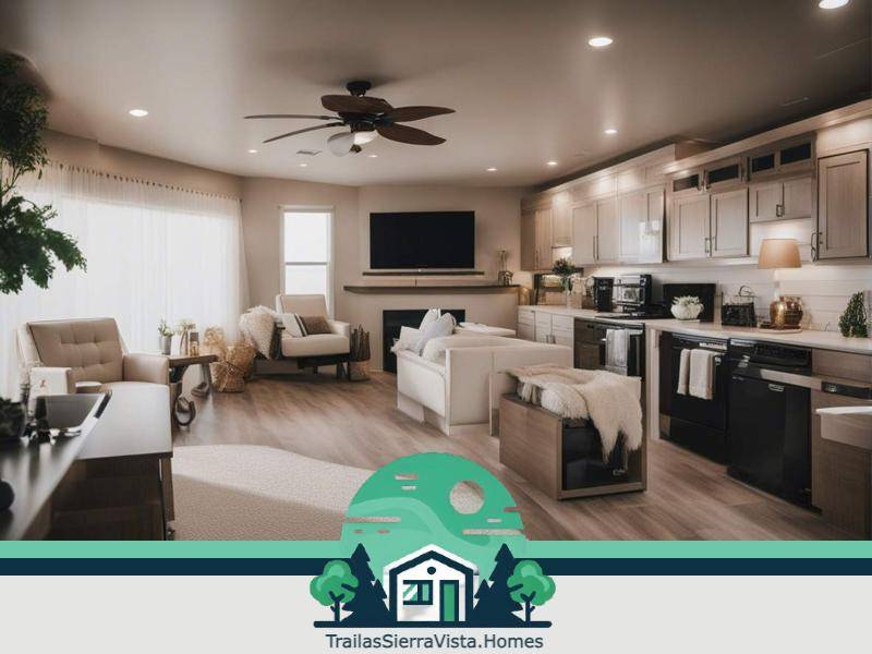 Baño práctico y bien equipado en una traila ideal para quienes buscan comodidad y rentas accesibles en la comunidad hispana de Estados Unidos