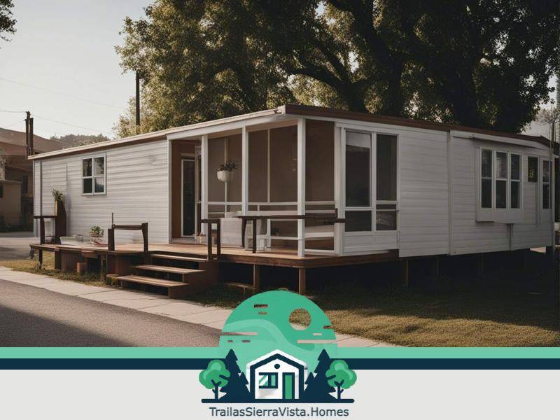 Traila tipo cabaña con acogedor techo a dos aguas ideal para quienes buscan una renta asequible y cómoda