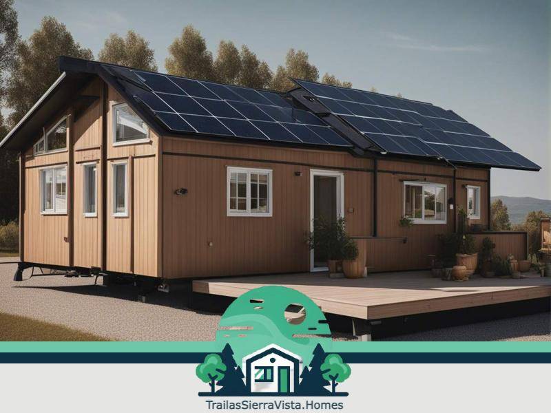 Traila ecológica en renta equipada con paneles solares ideal para quienes buscan una opción sostenible y económica para vivir en EE UU