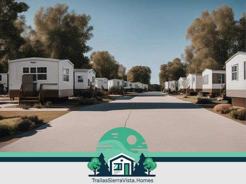 Traila de estilo moderno estacionada en un parque de trailas ideal para quienes buscan una opción económica y cómoda para vivir